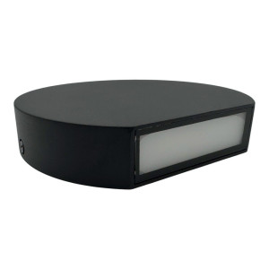 Aplica LED Perete Semicerc  fi135, 7W, 6000K, lumina rece, cu protectie IP65