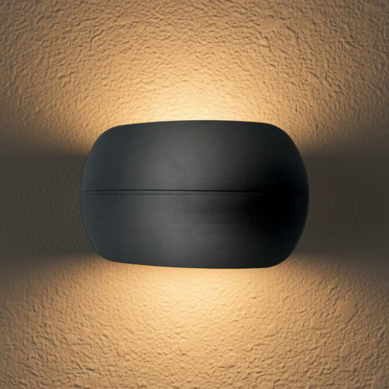 Aplica LED Perete Mouse (5W+5W) 184x110mm, 10W, 3000K, lumina calda, cu protectie IP65