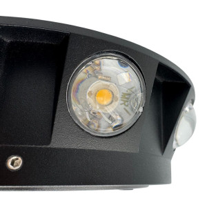 Aplica De Perete Meteor 8W, 3000k, Lumina Calda IP65