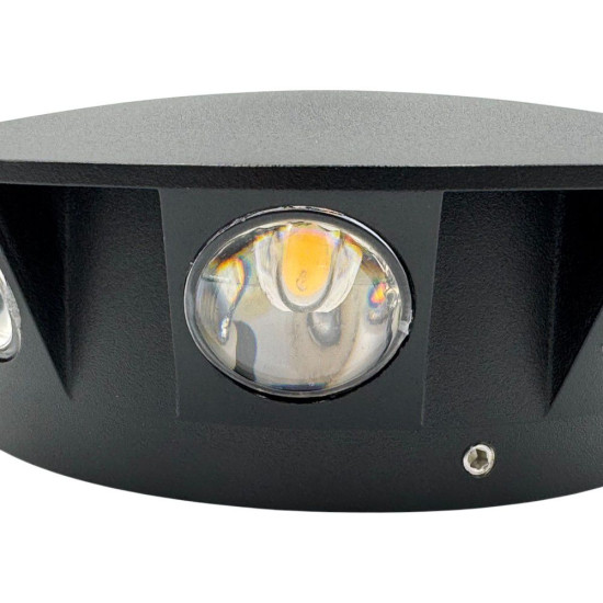 Aplica De Perete Meteor 8W, 3000k, Lumina Calda IP65