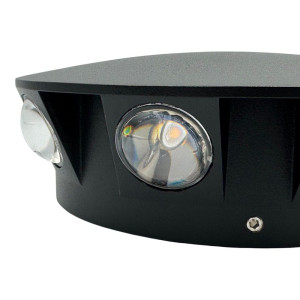 Aplica De Perete Meteor 8W, 3000k, Lumina Calda IP65