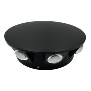 Aplica De Perete Meteor 8W, 3000k, Lumina Calda IP65