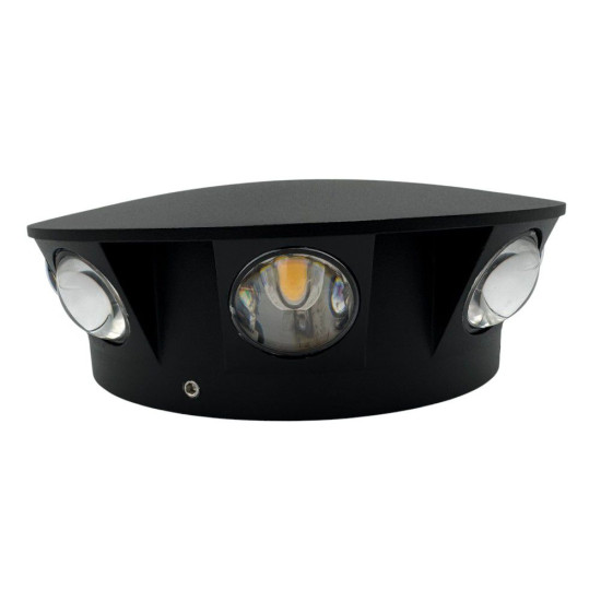 Aplica De Perete Meteor 8W, 3000k, Lumina Calda IP65