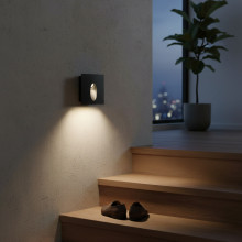 SPOT LED SCARA NEGRU 3W 3000K 68*68*48MM IP65