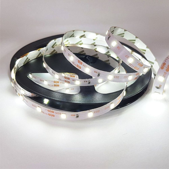 Banda LED 12V, 14.4W/M 60LED/m IP20, R5050 4100K - rola 5m