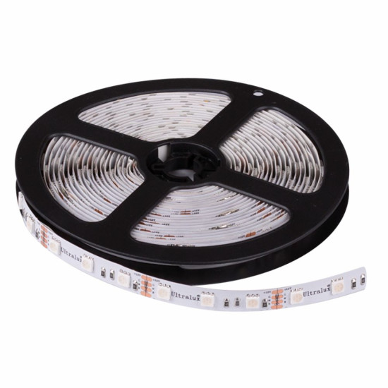 Banda LED RGB, IP65, 12V, 14.4W/M, 60 LED/M, 5050 - rola 5 m Banda LED RGB, IP65, 12V, 14.4W/M, 60 LED/M, 5050 - rola 5 m