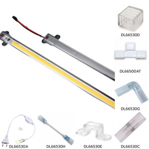 Banda LED rigida COB 3W, 240Lm, 300x16 mm, 6500k, IP65