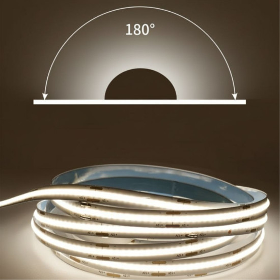 Banda LED COB 300LED/m 12W/m IP20 4000K 12V