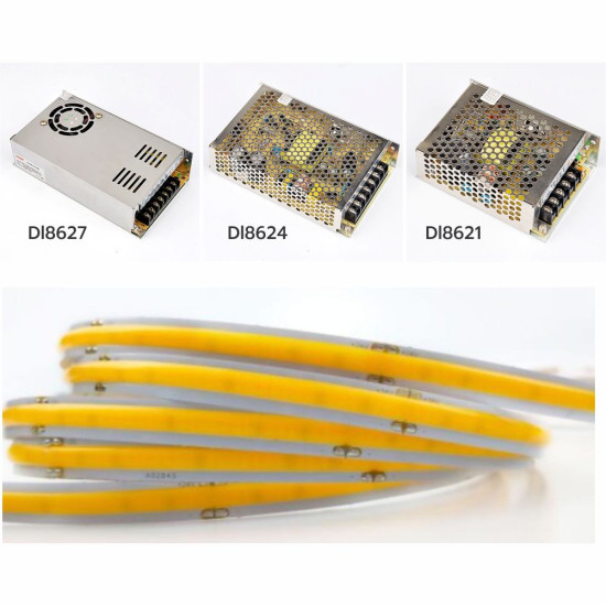 BANDA LED COB RGB 672 LED/m 21W/m 24V (5m/rola)