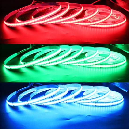 BANDA LED COB RGB 672 LED/m 21W/m 24V (5m/rola)
