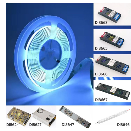 BANDA LED COB 15W/m RGB 5m/Rola