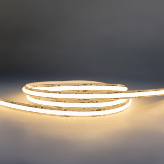 BANDĂ LED FCOB 10W/m LUMINĂ CALDĂ 5m/Rolă