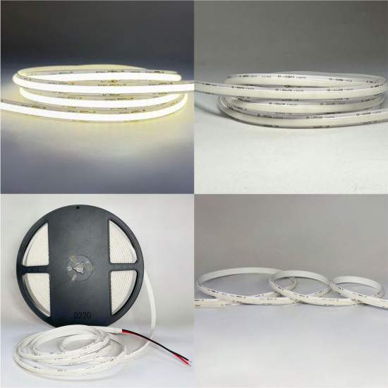 BANDĂ LED FCOB 10W/m LUMINĂ NEUTRĂ 5m/Rolă