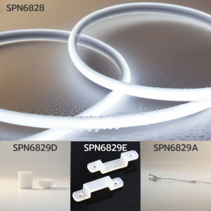 Banda LED FCOB 230V 10W/m IP65