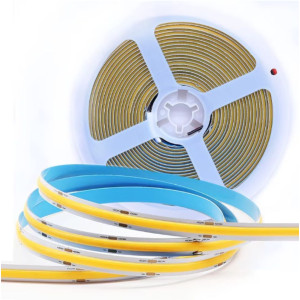 BANDA LED COB 480 LED/m 12W/m 2700K 24V IP67 (5m/rola) PCB 8mm