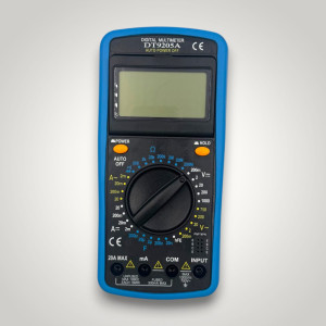 Multimetru digital, afisaj electronic carcasa rezistenta la socuri DT9205A