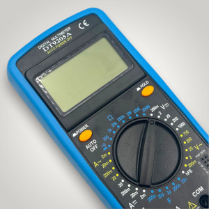 Multimetru digital, afisaj electronic carcasa rezistenta la socuri DT9205A