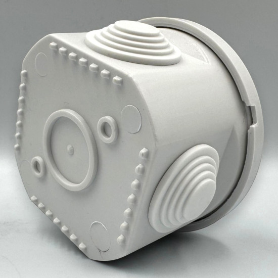 Doza Legatura Montaj Aplicat 80x50mm Rotunda, IP55