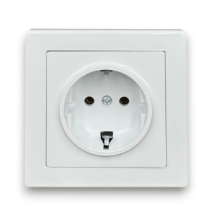 Priza Schuko, contact de protectie, 250V~, 16A, 50Hz, IP20