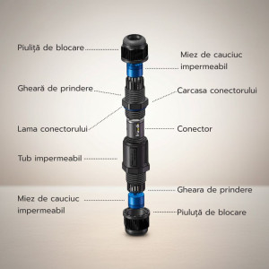 CONECTOR I 3 PINI IP68