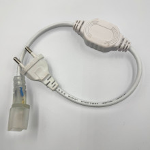 ALIMENTATOR NEON FLEX CU STECHER 220V 14X23MM 9MM PIN