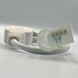 ALIMENTATOR NEON FLEX CU STECHER 220V 14X23MM 9MM PIN