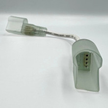 Conector cablu conector pt. Neon flex rgb 220v,2835, 12mm, 240x28x15mm