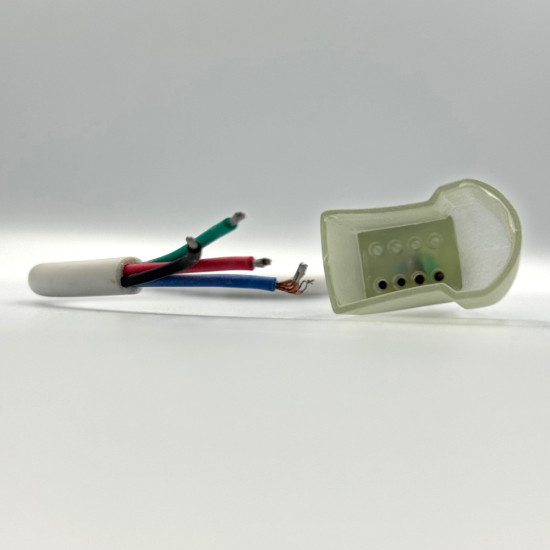 CABLU ALIMENTARE PT. NEON FLEX 12V 5050 PINI 12 MM 230X28X15MM