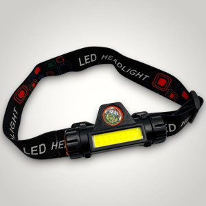 Lanterna led de cap cu acumulator 3W cu incarcare USB