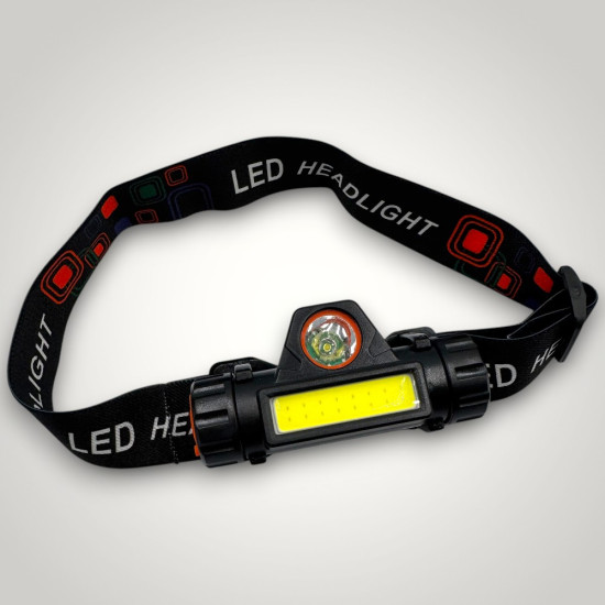 Lanterna led de cap cu acumulator 3W cu incarcare USB