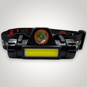 Lanterna led de cap cu acumulator 3W cu incarcare USB