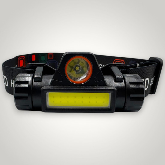 Lanterna led de cap cu acumulator 3W cu incarcare USB