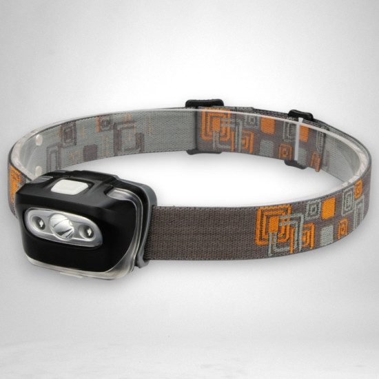 Lanterna led de cap cu led 3W cu baterii 3xR3