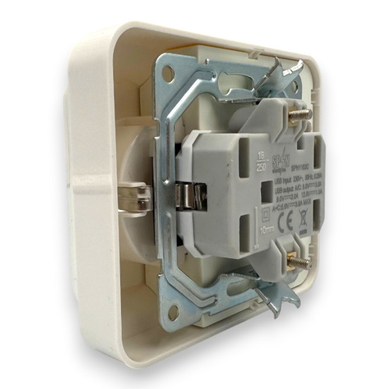 PRIZA DUBLA USB A - C 18W