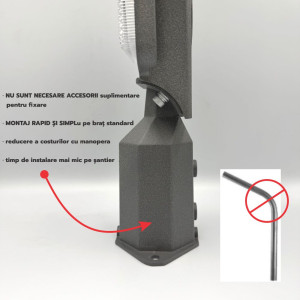 Corp Led Smd Stradal Reglabil 50W/6500K/6000LM