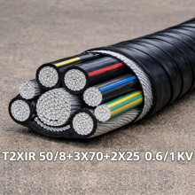 Cablu de energie complex T2XIR 50/8+3X70+2X25 0.6/1KV