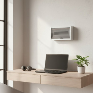 CUTIE SIGURANTE 18P IP40 USA TRANSPARENTA - montaj aplicat VIKO