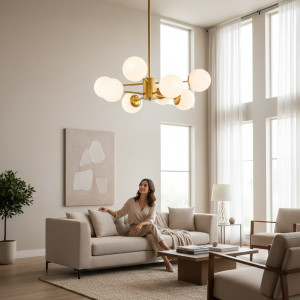 LUSTRA COSMO AURIU 6XE27 42W 700X200mm