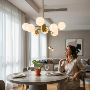 LUSTRA COSMO AURIU 6XE27 42W 700X200mm