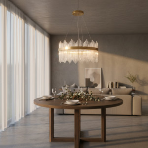 LUSTRA LED PAVO 80W/5600LM 2700K-6500K 600X1200MM CU TELECOMANDA