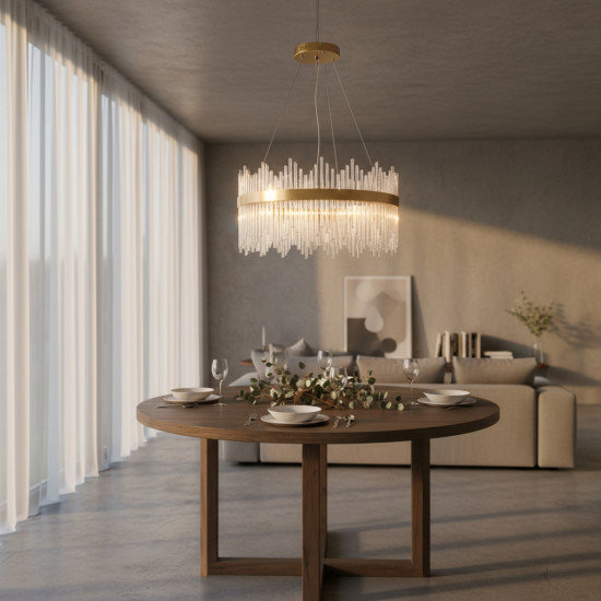 LUSTRA LED PAVO 80W/5600LM 2700K-6500K 600X1200MM CU TELECOMANDA