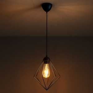 LUSTRA LINA NEGRU 1XE27 60W