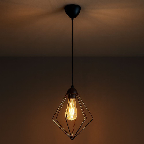 LUSTRA LINA NEGRU 1XE27 60W