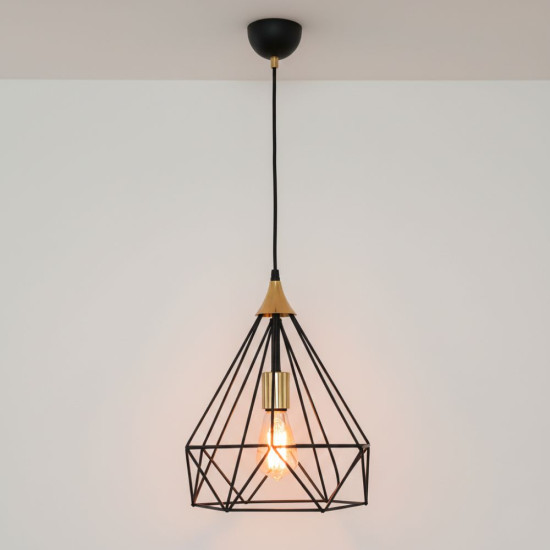 LUSTRA SUDE NEGRU 1XE27 60W