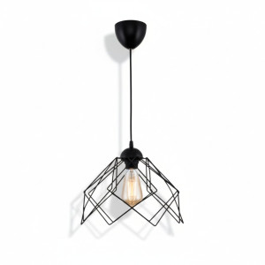 LUSTRA KONTES NEGRU 1XE27 60W