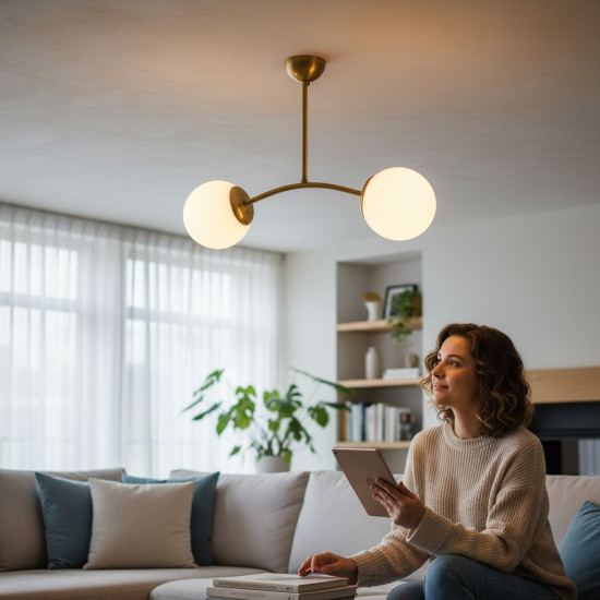 CANDELABRU MARLA ANTIQUE 2XE27 60W