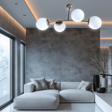 CANDELABRU MARLA ANTIQUE 4XE27 60W