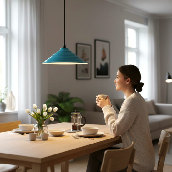 CANDELABRU ALASKA TURQUOİSE 1XE27 60W