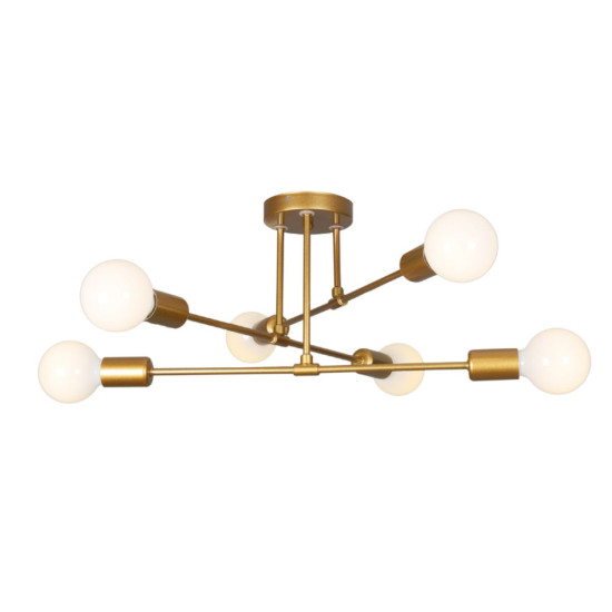 LUSTRA ASTRA CUPRU 6XE27 42W 700X200mm