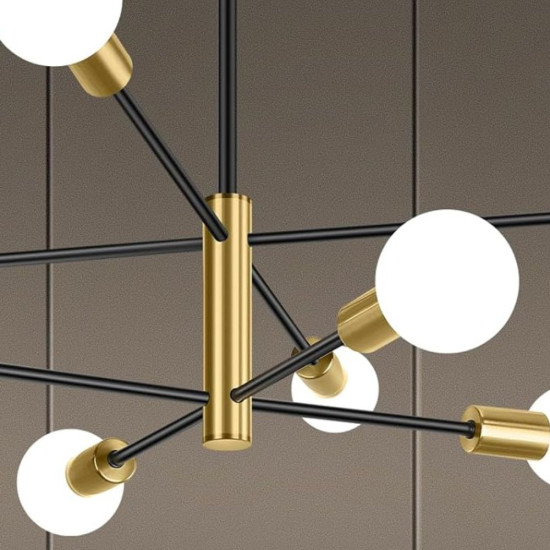 LUSTRA TAMIAS AURIU 8XE27 56W 820X720mm